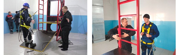 г.Екатеринбург. Учебный центр АНО ДПО «ЦПР ПРОФИ» использует при обучении верхолазный полигон